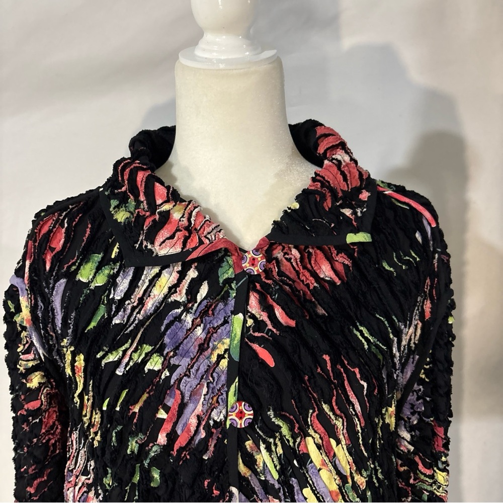 Patchington 90s Multicolor Women’s Jacket Cardiga… - image 2